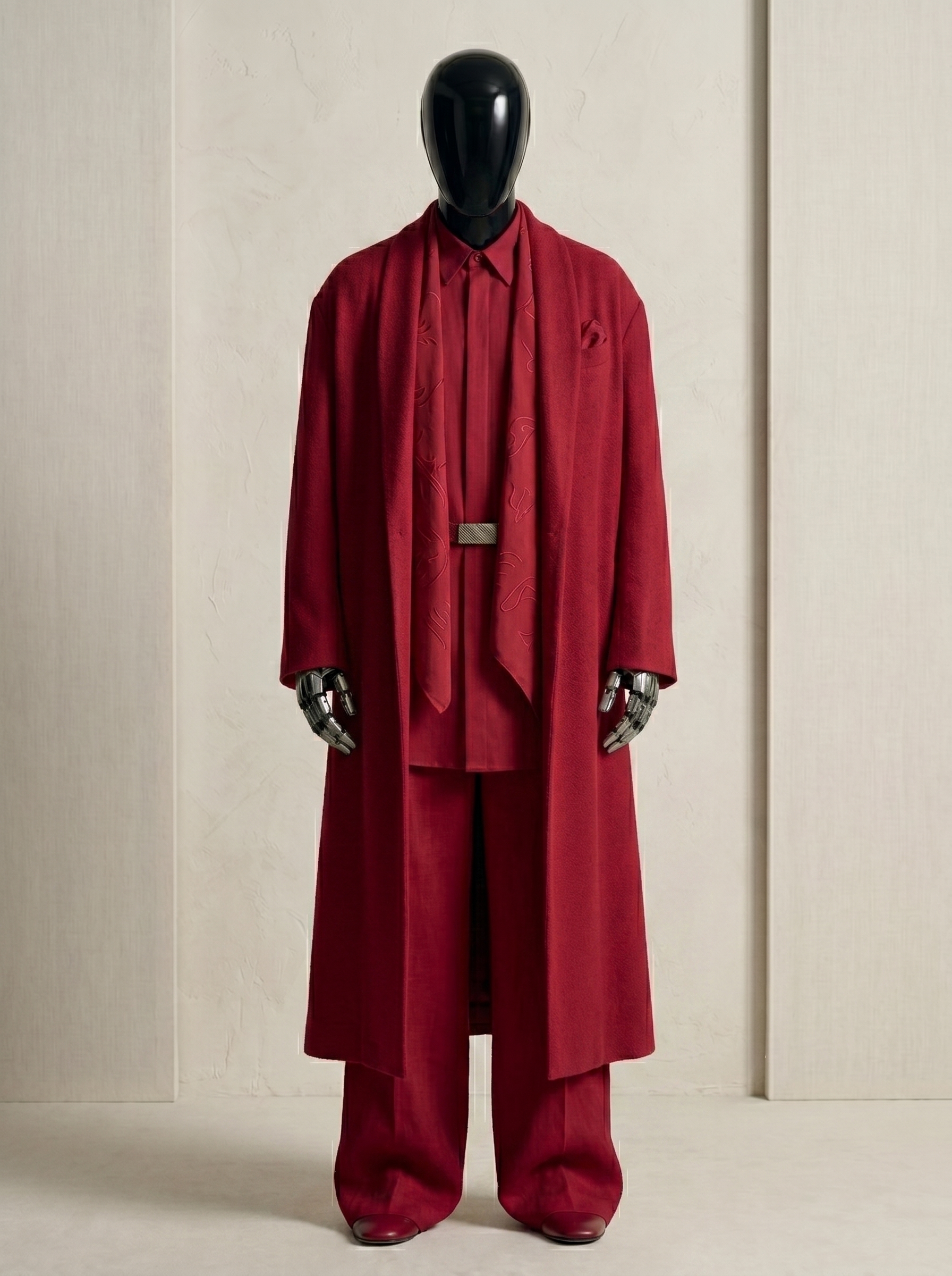 Gilded Crimson Suit